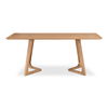 Godenza Rectangular Dining Table Oak thumbnail 0