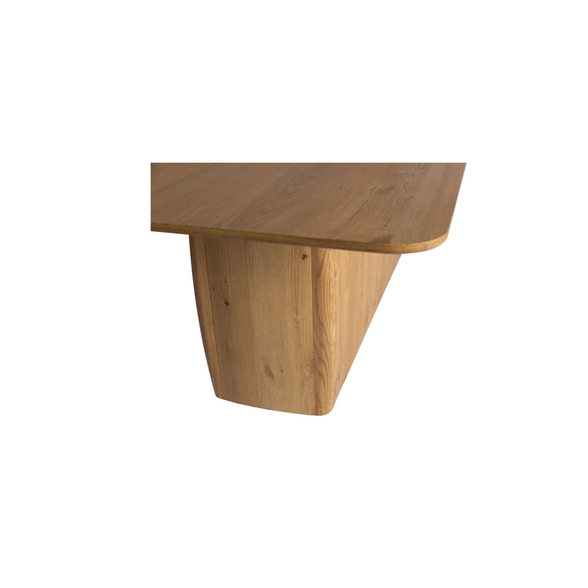 Winston Dining Table Rustic Oak, by Moe's Home, 97" width x 30" height x 42" depth View 4