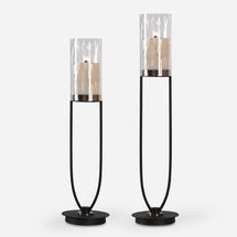 Online Designer Living Room Durga Iron Work Candleholders Set/2