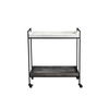Cortana Bar Cart, Bar Carts & Cabinet by Dovetail, 32" width x 32" height x 16" depth thumbnail 2