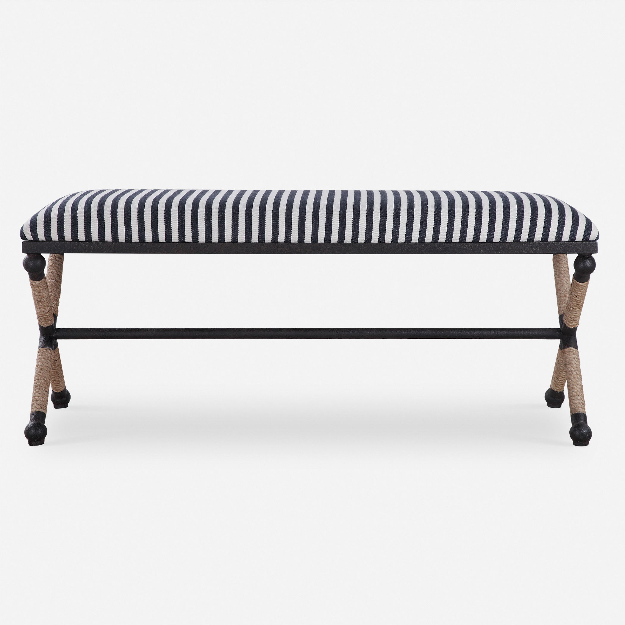 Braddock Striped Bench large image 