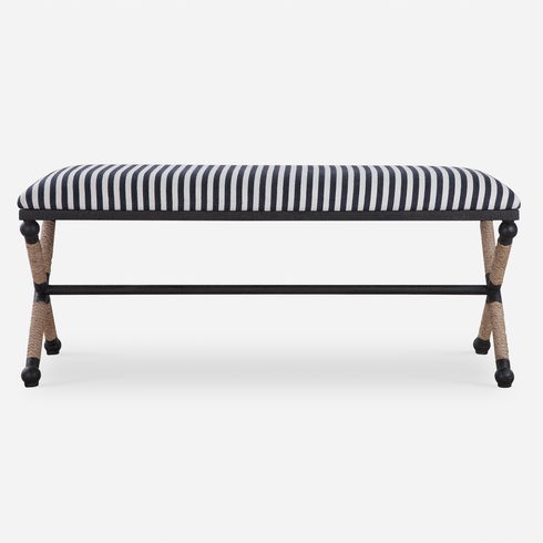 Braddock Striped Bench