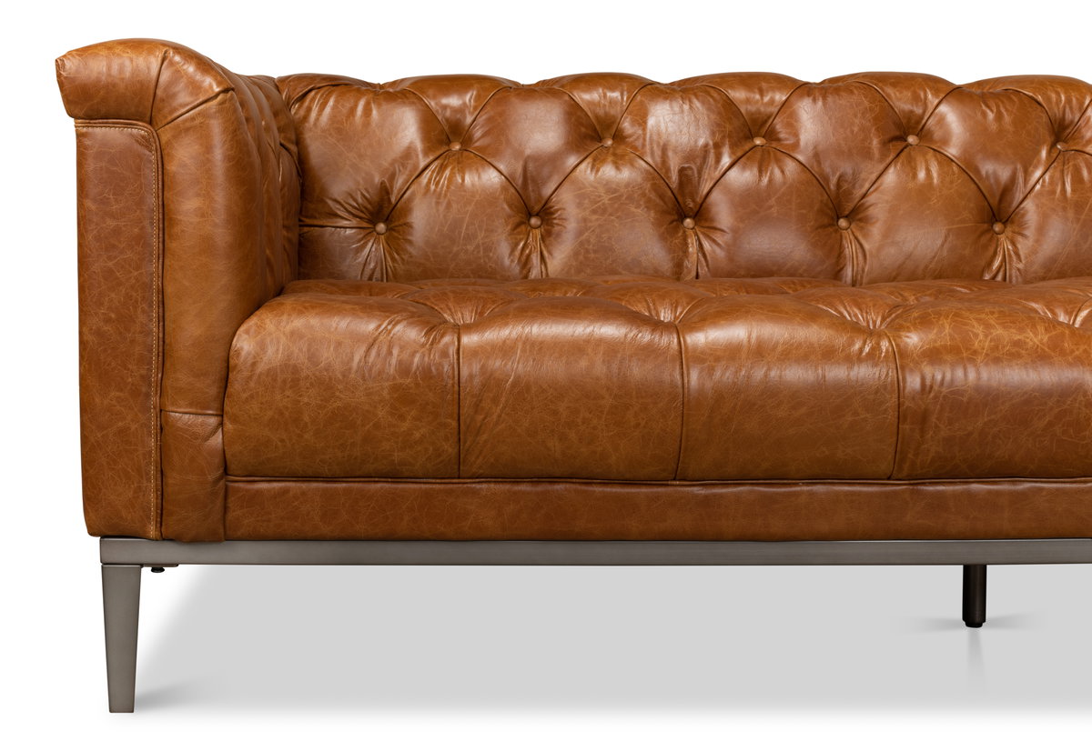 Cube Sofa, by Sarreid, 2'11" length x 7'4" width x 2'5" height View 12