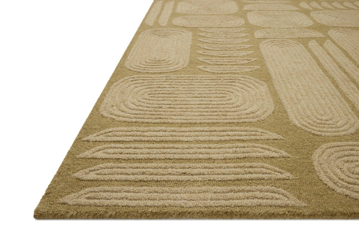 Brigette Romanek x Loloi Madi Rug, 1'6" length x 1'6" width View 3