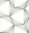 Honeycomb Charcoal Peel & Stick Wallpaper, by York Wall, 20' length x 1'8.5" width x 0.02" depth thumbnail