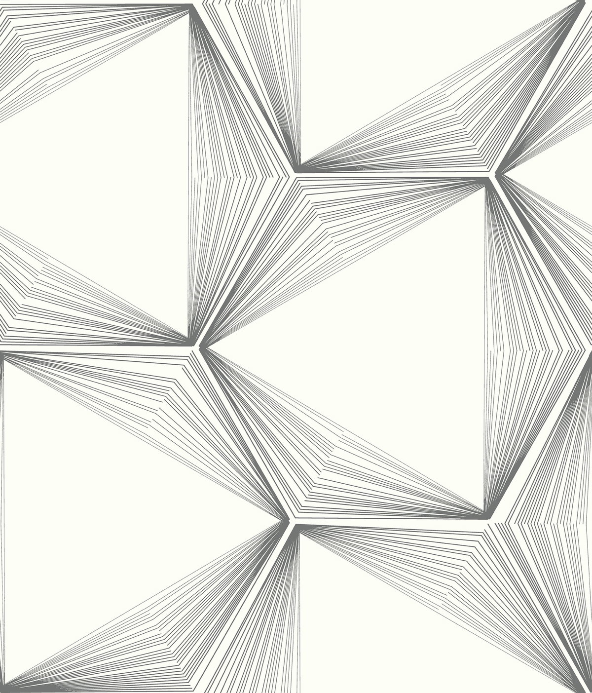 Honeycomb Charcoal Peel & Stick Wallpaper, by York Wall, 20' length x 1'8.5" width x 0.02" depth