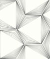 Honeycomb Charcoal Peel & Stick Wallpaper thumbnail 0