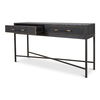 Mako Console Table Black, by Moe's Home, 59.06" width x 32.28" height x 15.75" depth thumbnail 3