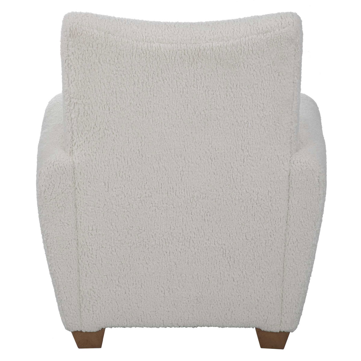 Teddy White Shearling Accent Chair, by Uttermost, 32" width x 35.5" height x 34.5" depth View 8