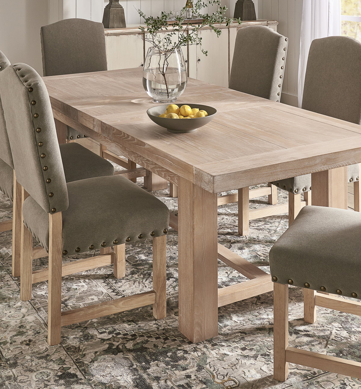 Bauhaus Dining Table, by Sarreid, 3'3" length x 9'2" width x 2'6" height View 12
