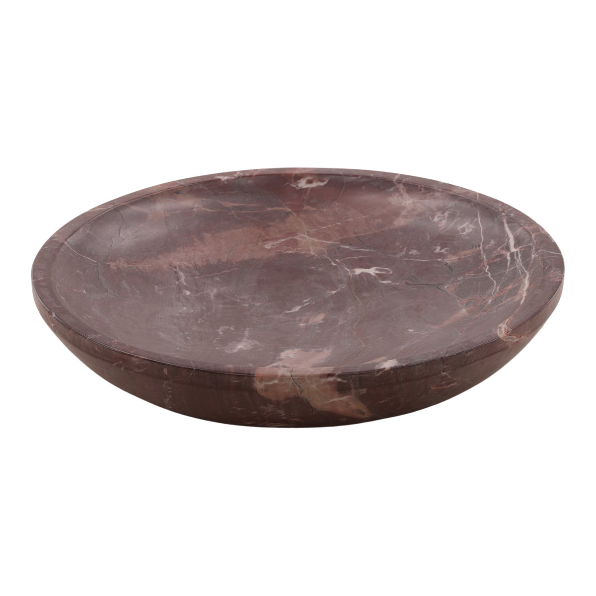 Xanadu Bowl Rust, Decor by Dovetail, 16" width x 3.5" height x 16" depth View 1
