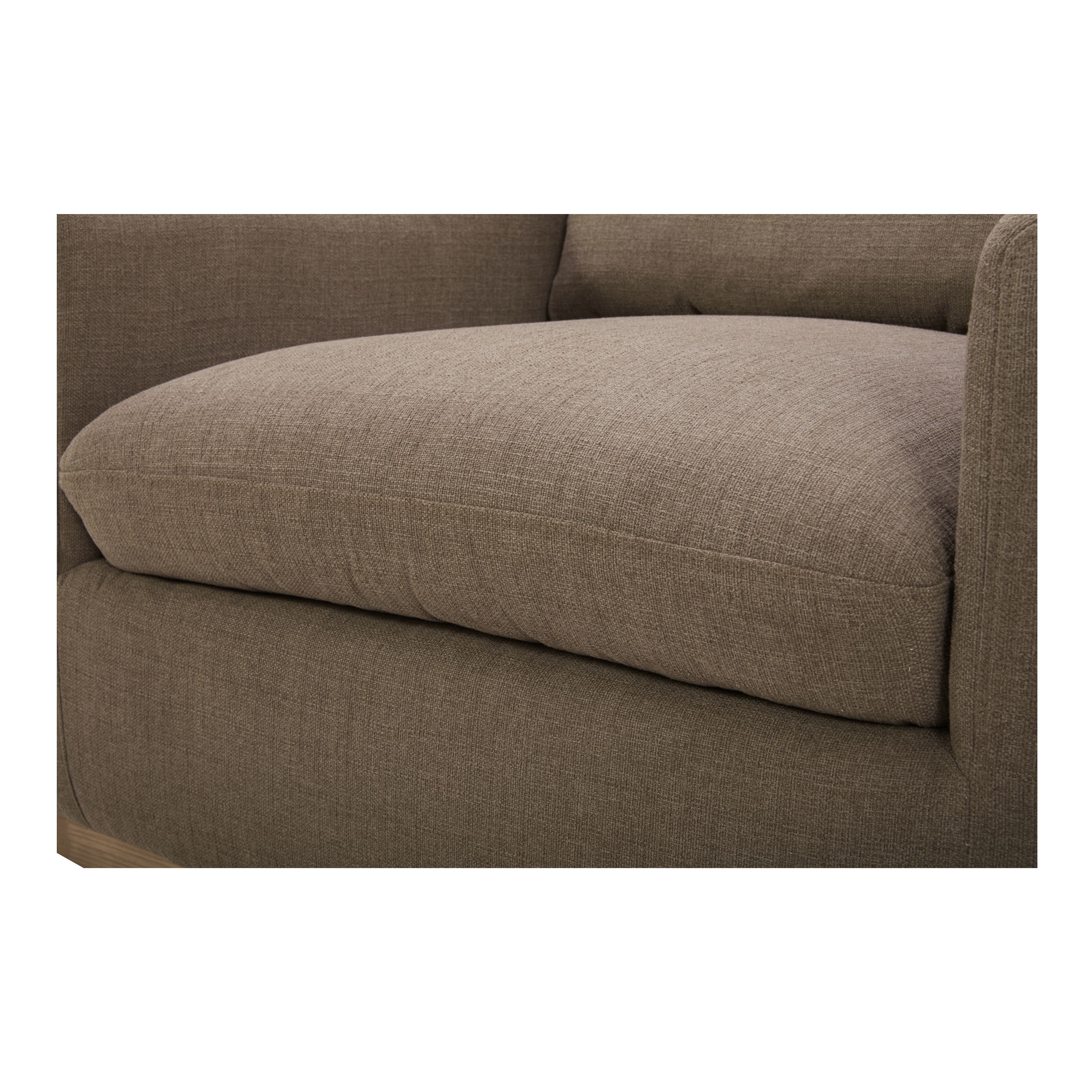 Linden Swivel Chair Soft Taupe large image 