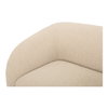 Faye Sofa Beige Boucle, Sofas & Sectional by Moe's Home, 92" width x 29" height x 35" depth thumbnail 5
