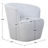 Mist Barrel Swivel Chair thumbnail 2