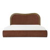 Camilla King Bed Chestnut, by Moe's Home, 86" width x 50" height x 88" depth thumbnail 1