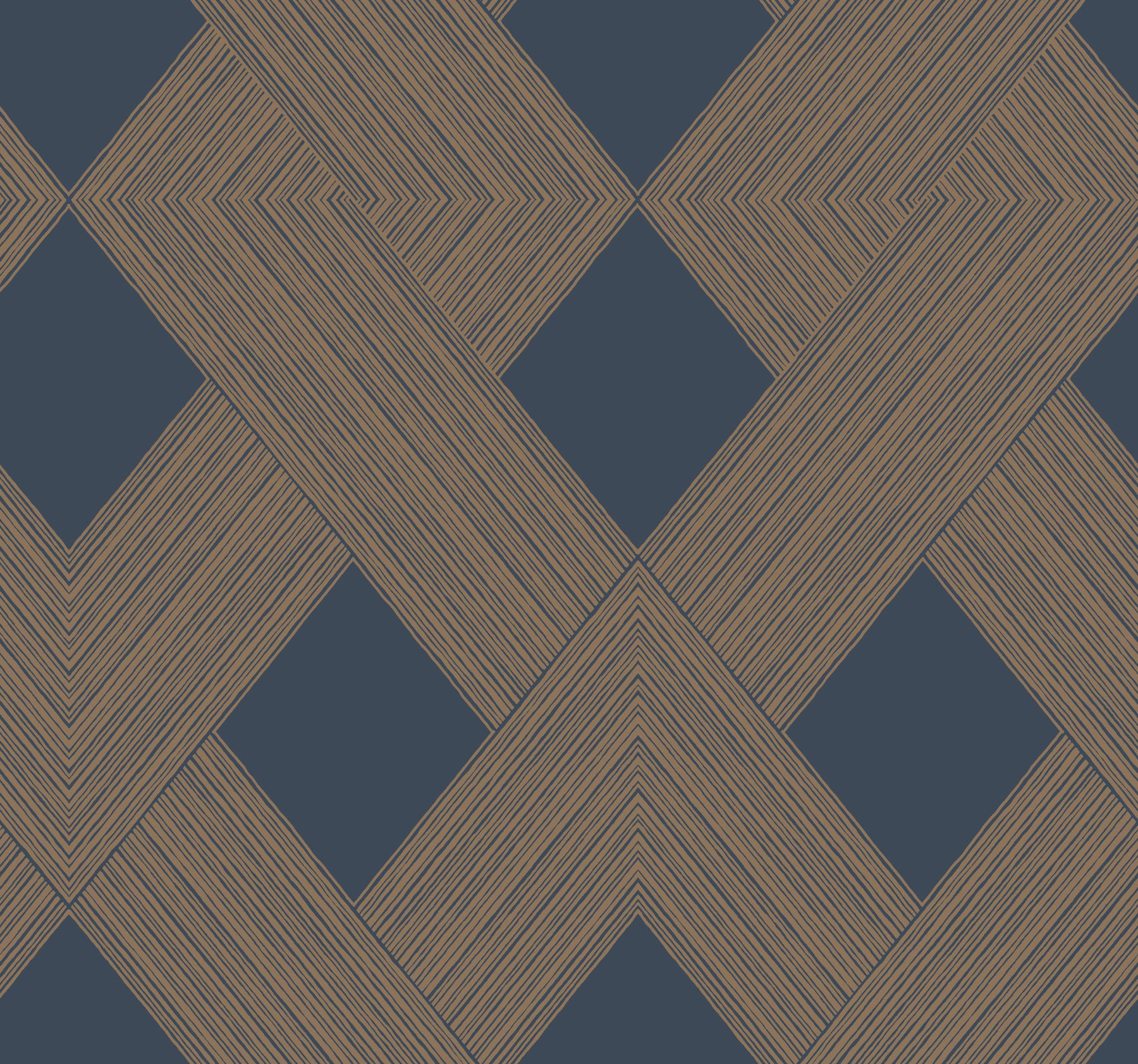 Beveled Edge Navy Wallpaper large image 
