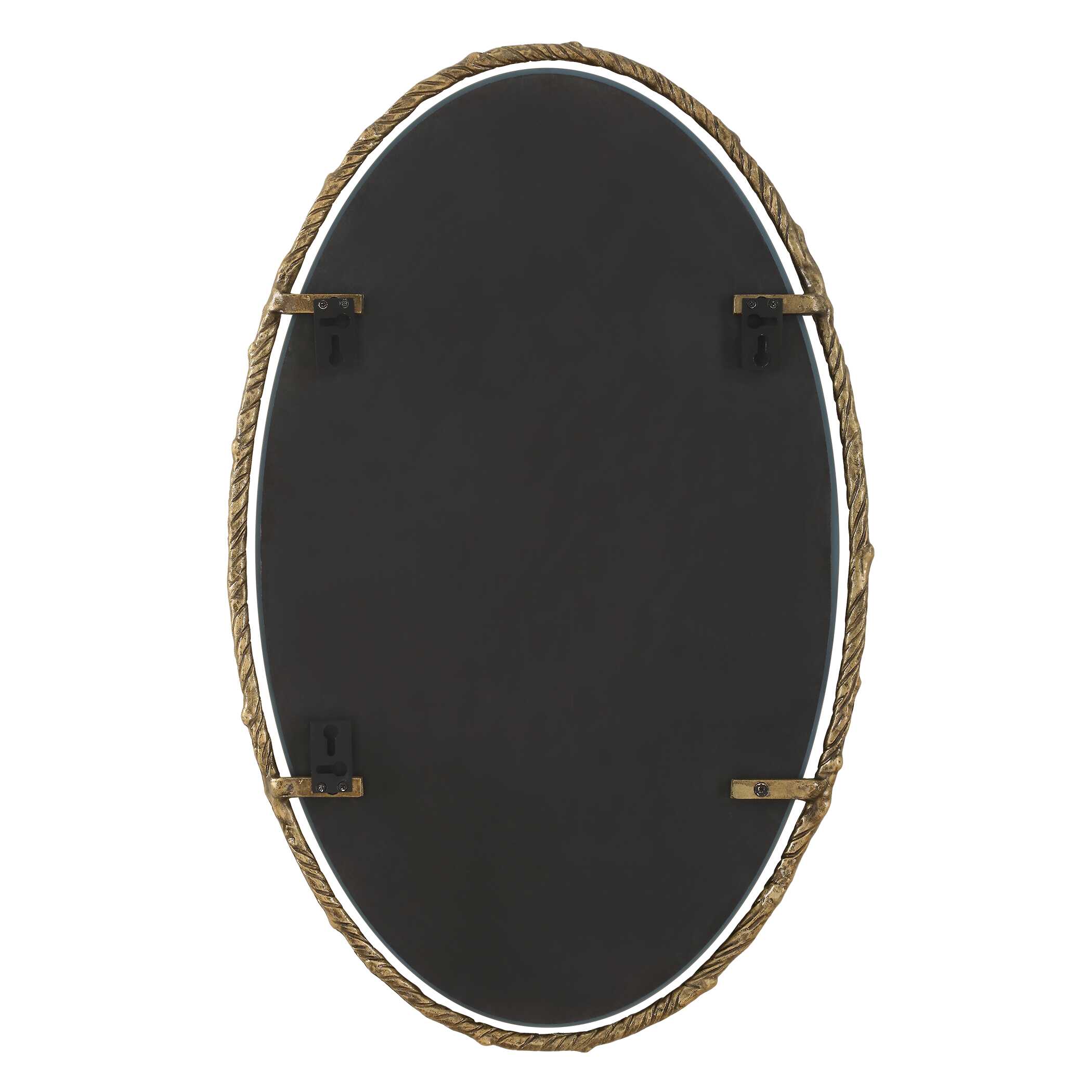 Twisted Branch Oval Mirror, by Uttermost, 22" width x 34" height x 1.25" depth View 7
