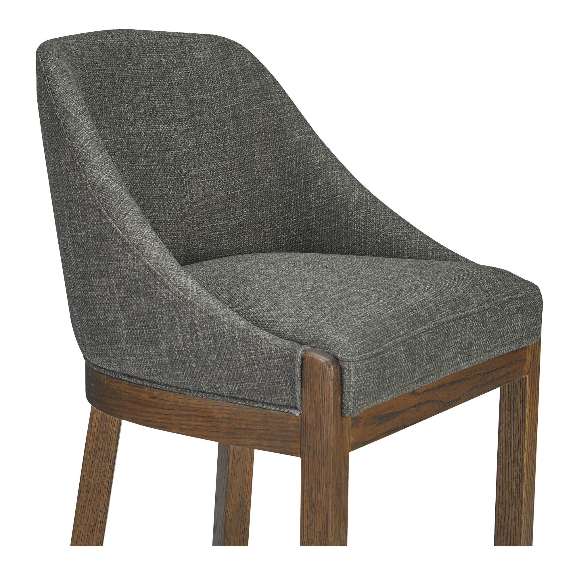 Edward Counter Stool Heather Green, Counter & Bar Stool by Moe's Home, 20" width x 37" height x 20.5" depth View 5