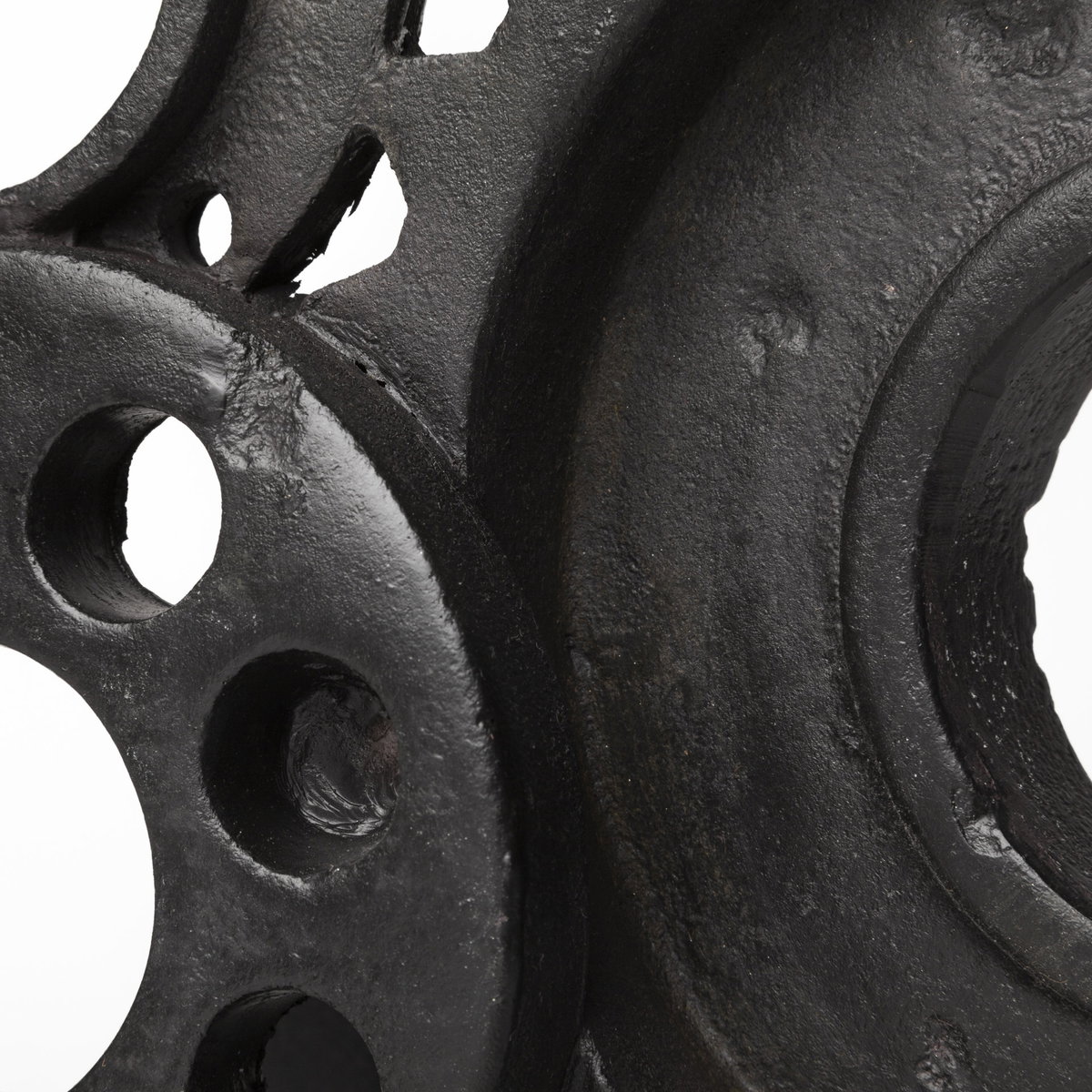 Cogsworth Set of 2 14L x 4W Brown Resin Industrial Gear Bookends, by Mercana, 13.58" length x 4" width x 8.07" height View 10