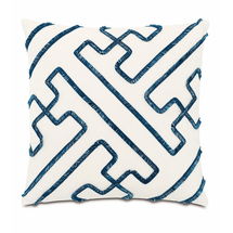 Online Designer Bedroom Indira Dean Parchment Throw Square Cotton Pillow Cover & Insert