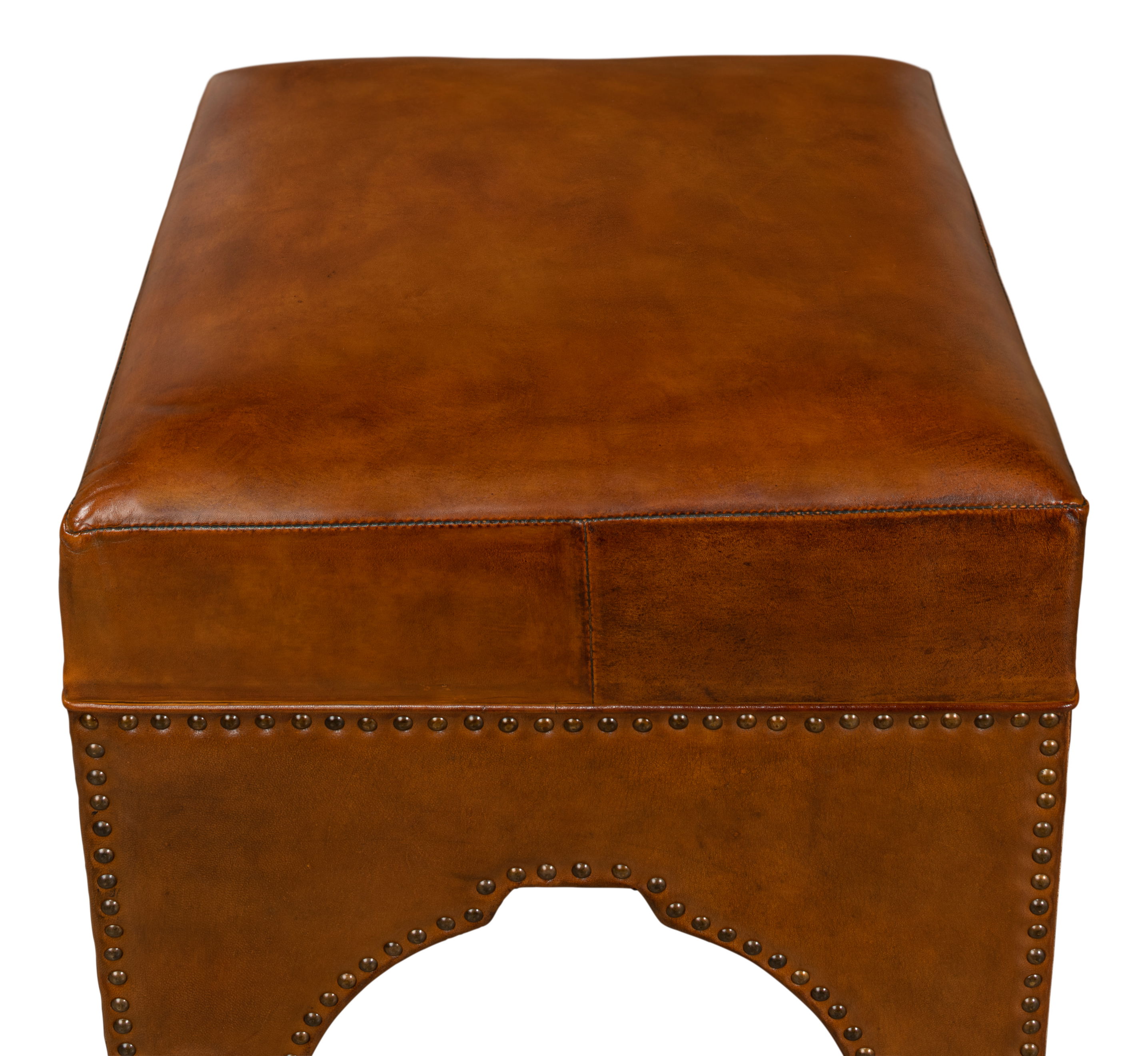Giuseppe Footstool  Light Brown large image 