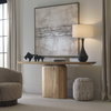 Camerlin Reclaimed Oak Console Table, by Uttermost, 80" width x 34" height x 16" depth thumbnail 3
