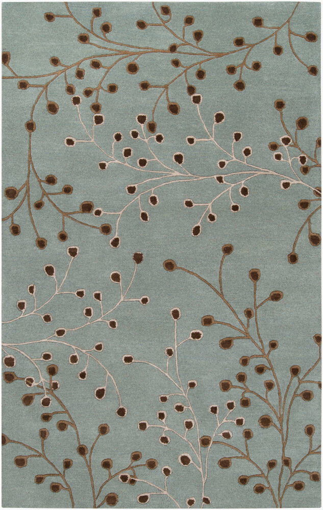 Athena Handmade Rug, by Surya, 8' length x 5' width