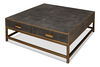 Gideon Shagreen Sq.Coffee Table,Ant.Grey thumbnail 5