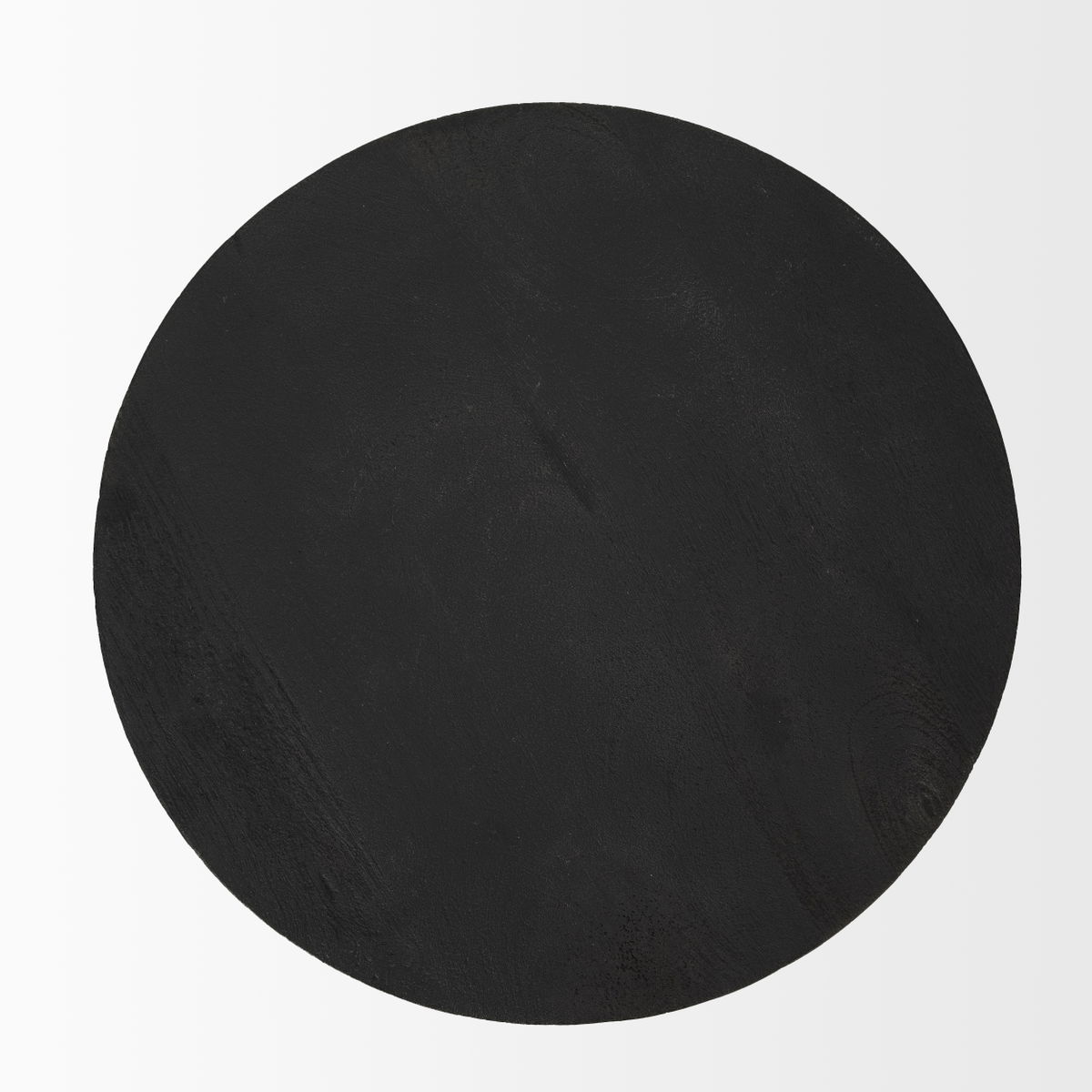 Mattius Black Wood Accent Table, Side & End Table by Mercana, 18" length x 18" width x 22.5" height View 10