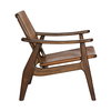 Dania Occasional Chair Brown, Accent Chair by Dovetail, 29.7" width x 32.28" height x 30.5" depth thumbnail 3