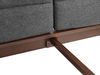 Park Avenue Queen Platform Bed with Fabric, Ruby thumbnail 3