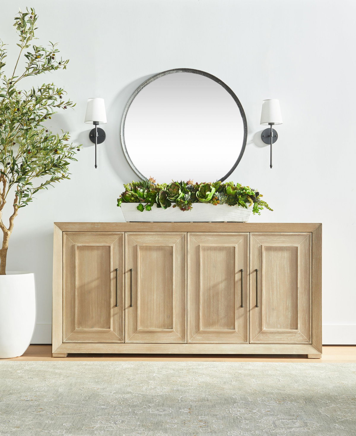 Hunter Media Sideboard, Cabinets & Sideboard by Essentials for Living, 70" width x 35.25" height x 19" depth View 19