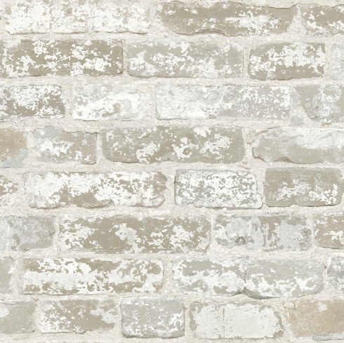 Up the Wall Off White & Grey Wallpaper