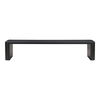 Post Large Dining Bench Black, Benche by Moe's Home, 82" width x 17" height x 16" depth thumbnail 1