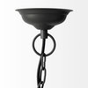 Camila (40'x31') Black Metal Mesh-Style Four Bulb Chandelier, by Mercana, 40" length x 40" width x 31" height thumbnail 5