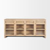 Suri Light Brown Wood with Glass Doors Sideboard thumbnail 4