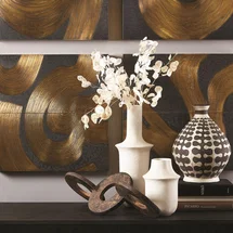 Online Designer Living Room Fladis Vase-Matte Cream Marble-Tall