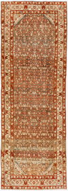 Antique One of a Kind Handmade Rug, by Surya, 9'8" length x 3'3" width thumbnail
