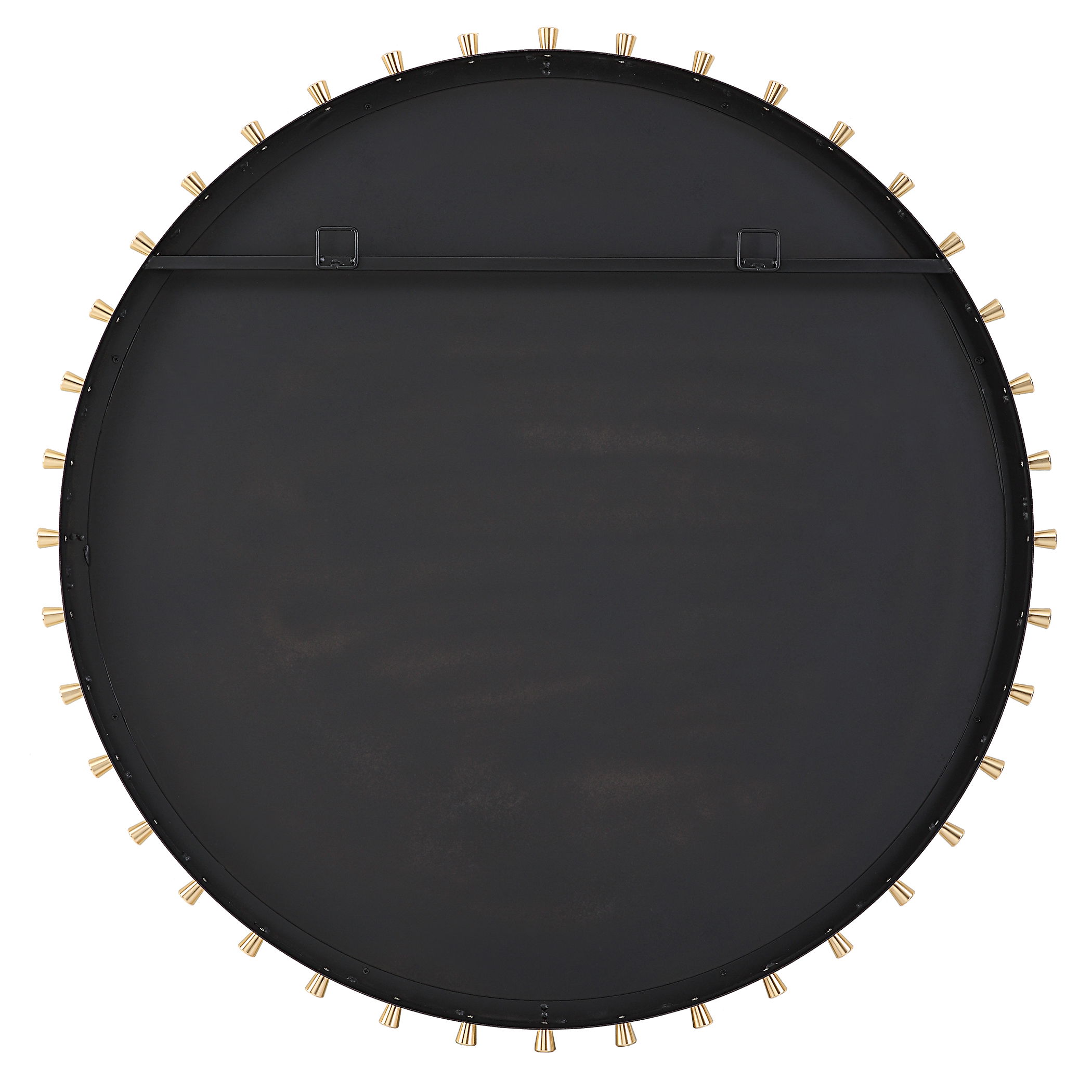 Cosmopolitan Round Mirror, by Uttermost, 37.37" width x 37.37" height x 1.75" depth View 8
