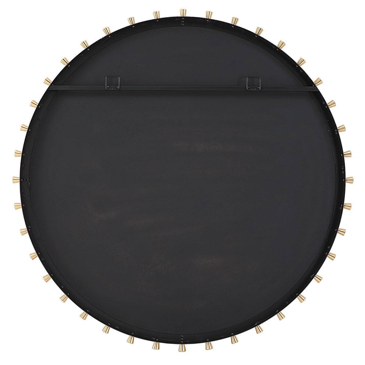Cosmopolitan Round Mirror, by Uttermost, 37.37" width x 37.37" height x 1.75" depth View 8