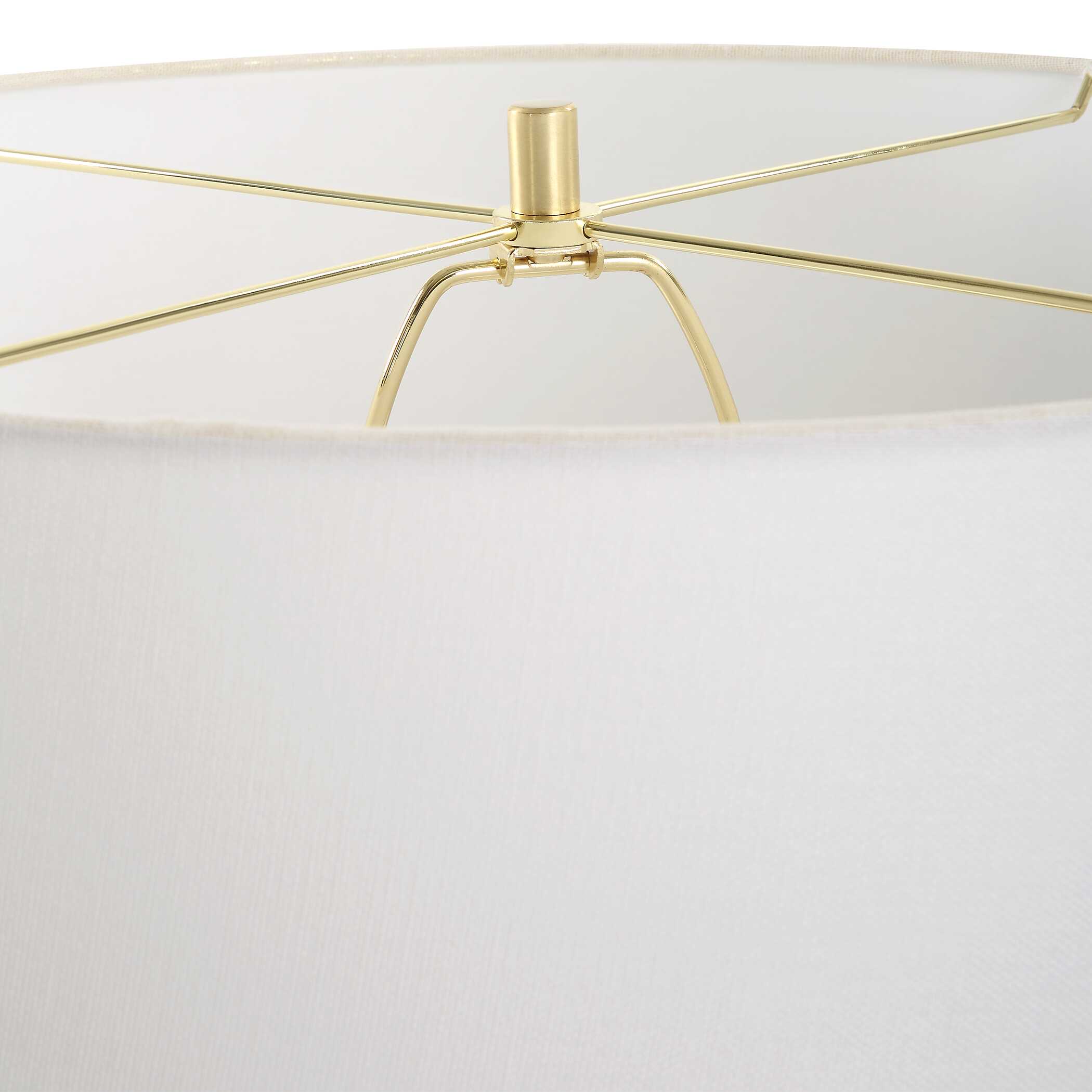 Adelaide White Table Lamp large image 
