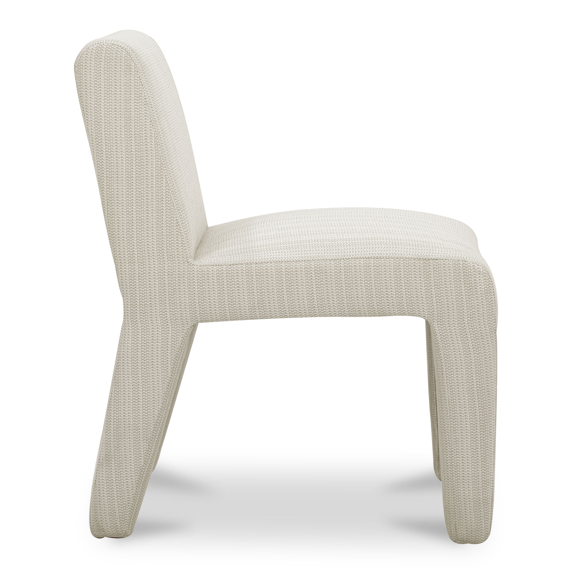 Verona Outdoor Dining Chair Cream, Outdoor Chair by Moe's Home, 1'9.6" width x 2'8.6" height x 2'4" depth View 4