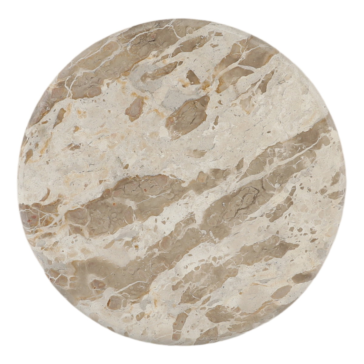 Layna Side Table Beige, Side & End Table by Dovetail, 24" width x 20" height x 24" depth View 3