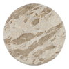 Layna Side Table Beige, Side & End Table by Dovetail, 24" width x 20" height x 24" depth thumbnail 3