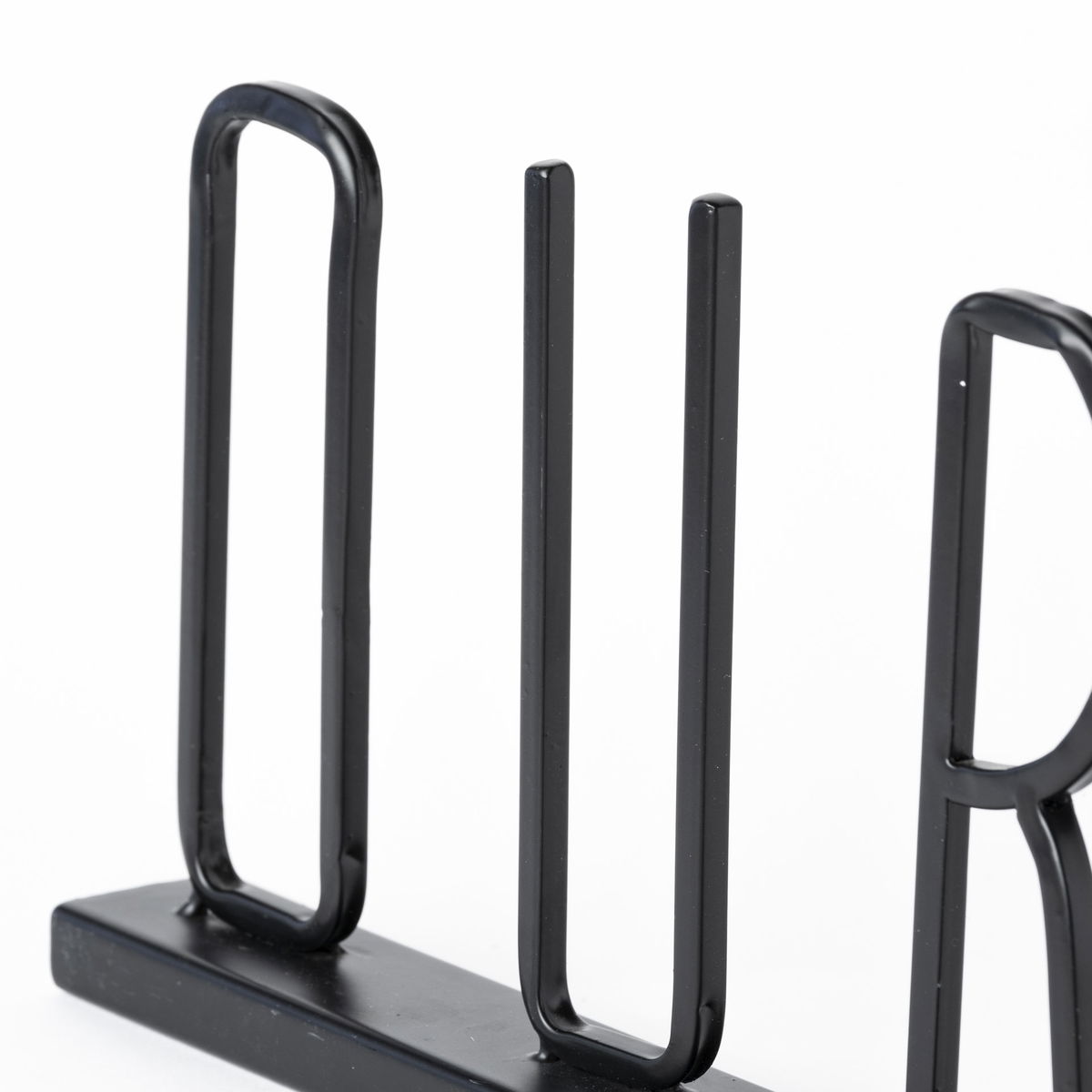 Our Nest 24L x 1W Black Metal Sign, Decorative Object by Mercana, 23.62" length x 1.18" width x 5.31" height View 6