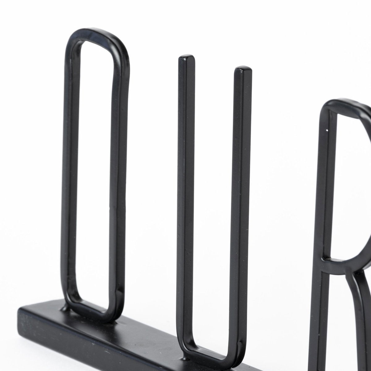 Our Nest 24L x 1W Black Metal Sign, Decorative Object by Mercana, 23.62" length x 1.18" width x 5.31" height View 6