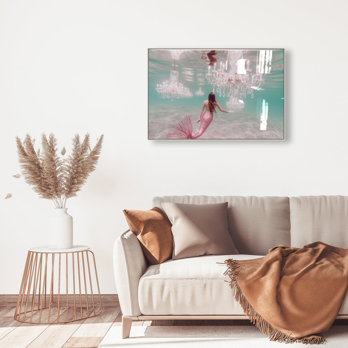 Lost City of Mermaids II (Resin), Art by Oliver Gal,  45x30 View 3
