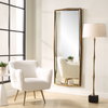 On Point Wood Dressing Mirror, by Uttermost, 2'6" width x 6'4" height x 3" depth thumbnail 2