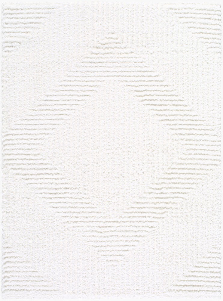 Nomadic Machine Woven Rug, by Surya, 1'3.75" length x 1'3.75" width