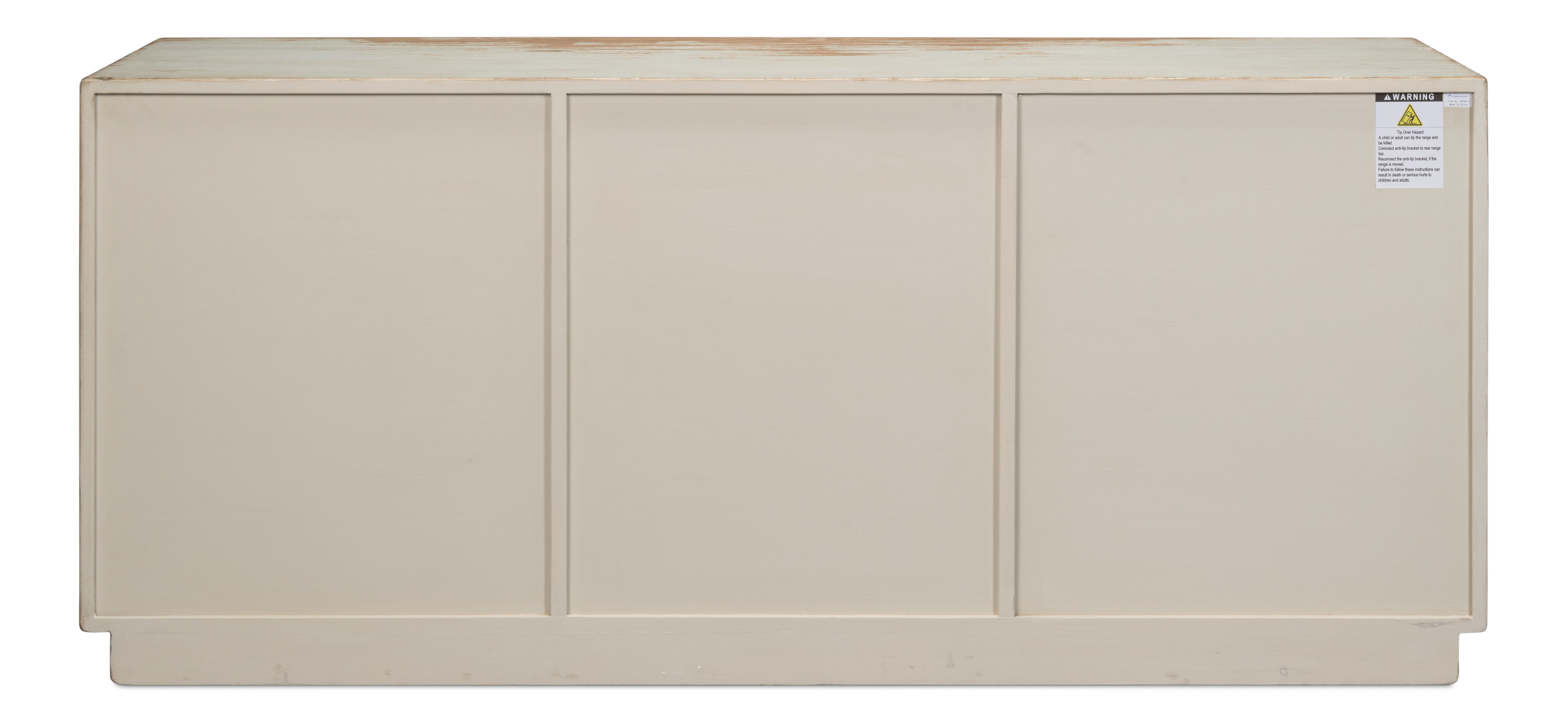 Louvered Sideboard, Sage, Cabinets & Sideboard by Sarreid, 74" length x 20" width x 32" height View 3